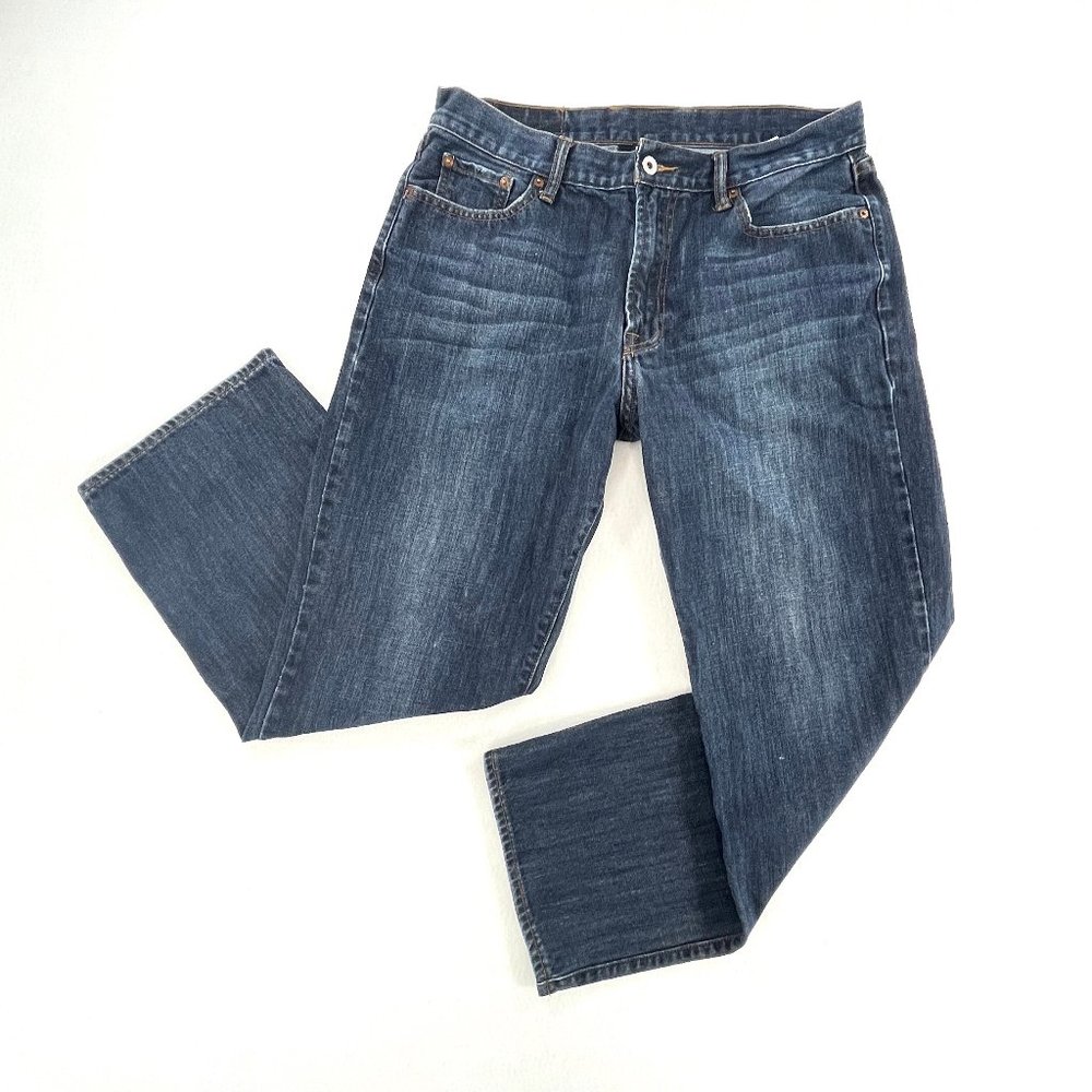 SOLD LUCKY BRAND Mens 33x28 181 Relaxed Straight Leg Jeans Size 34 28" Inseam - Picture 1 of 16